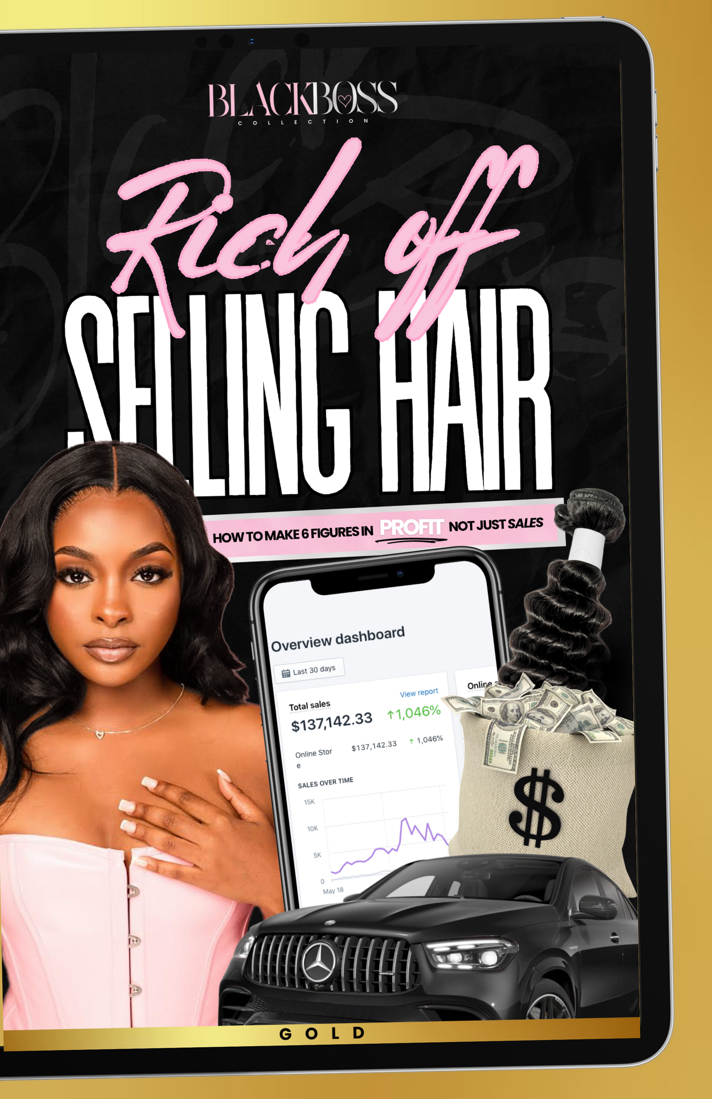 Rich Off Selling Hair Ebook | GOLD PACKAGE